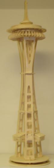Seattle Space Needle Wooden Puzzle Model Kit